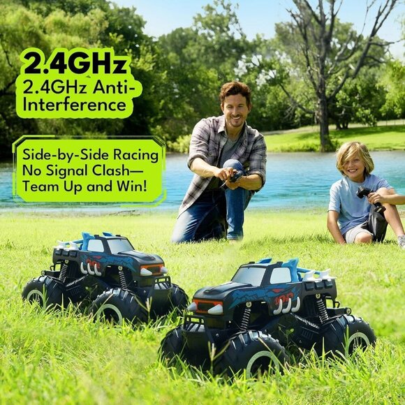 Threeking 116 Waterproof Monster Truck RC Car 4WD All  Threeking 116 Waterproof Monster Truck RC Car 4WD All Terrain Off Road Toy